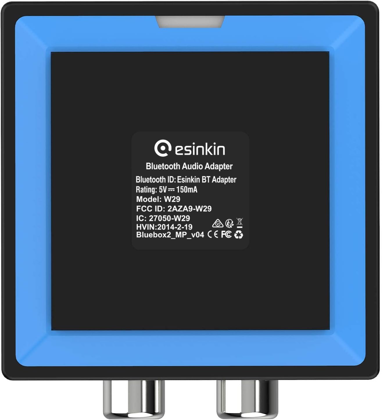 Bluetooth Audio Adapter for Music Streaming Sound System, Esinkin Wireless Audio Adapter Works with Smart Phones and Tablets, Bluetooth Receiver for Speakers