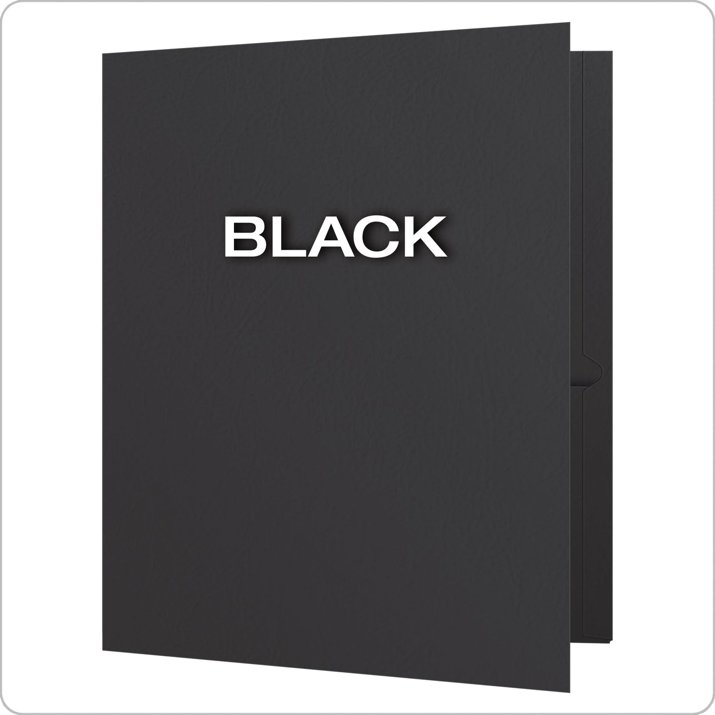 Oxford Twin Pocket Folders, Letter, Black, 25/Box 🍁 All In One Marketplace Canada