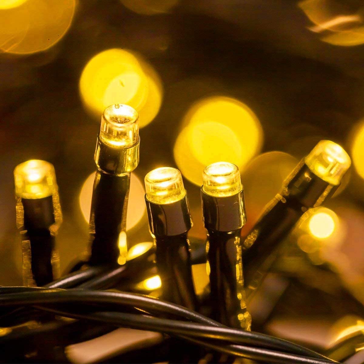 33ft 100 LED Plug in Black Wire Glow Warm White Christmas String Lights 🍁 All In One Marketplace Canada
