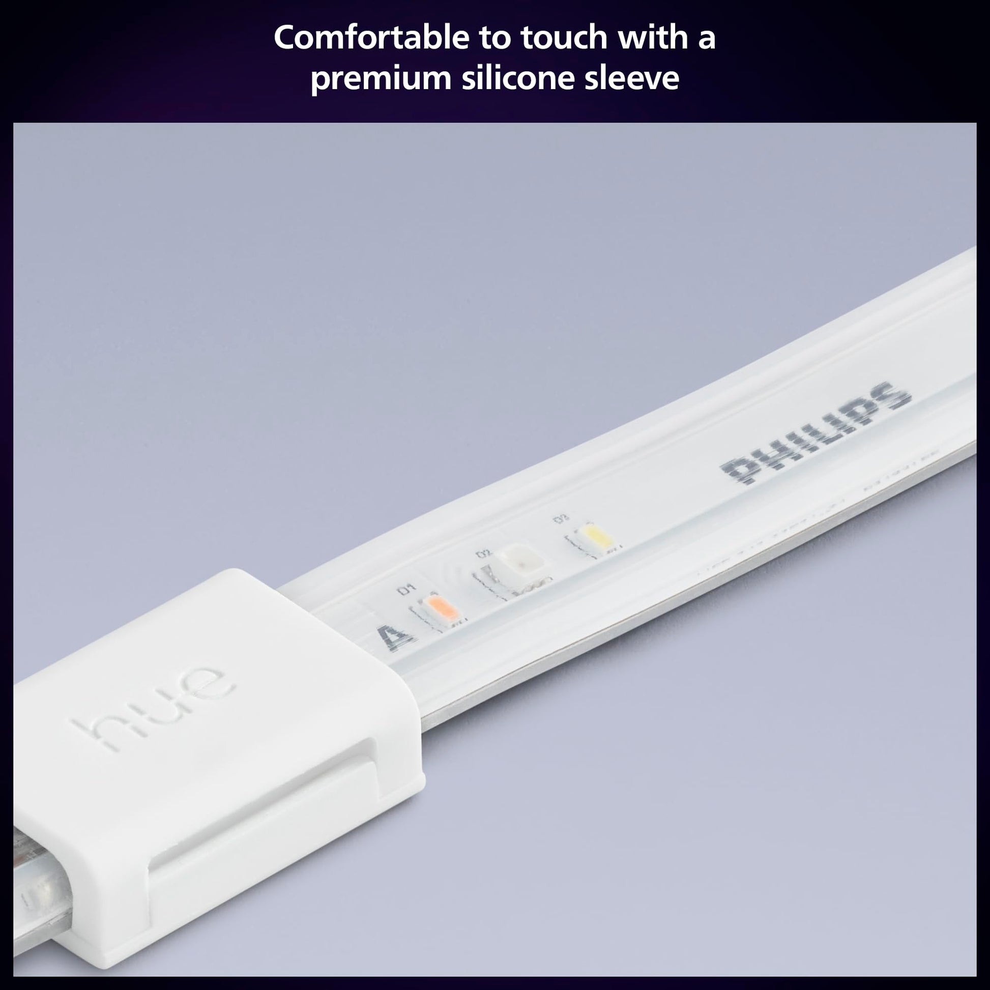 Philips Hue Indoor 3M (10FT) Smart LED Solo lightstrip Base Kit - 1 Pack - Control with Hue App - Works with Alexa, Google Assistant and Apple HomeKit Philips Hue