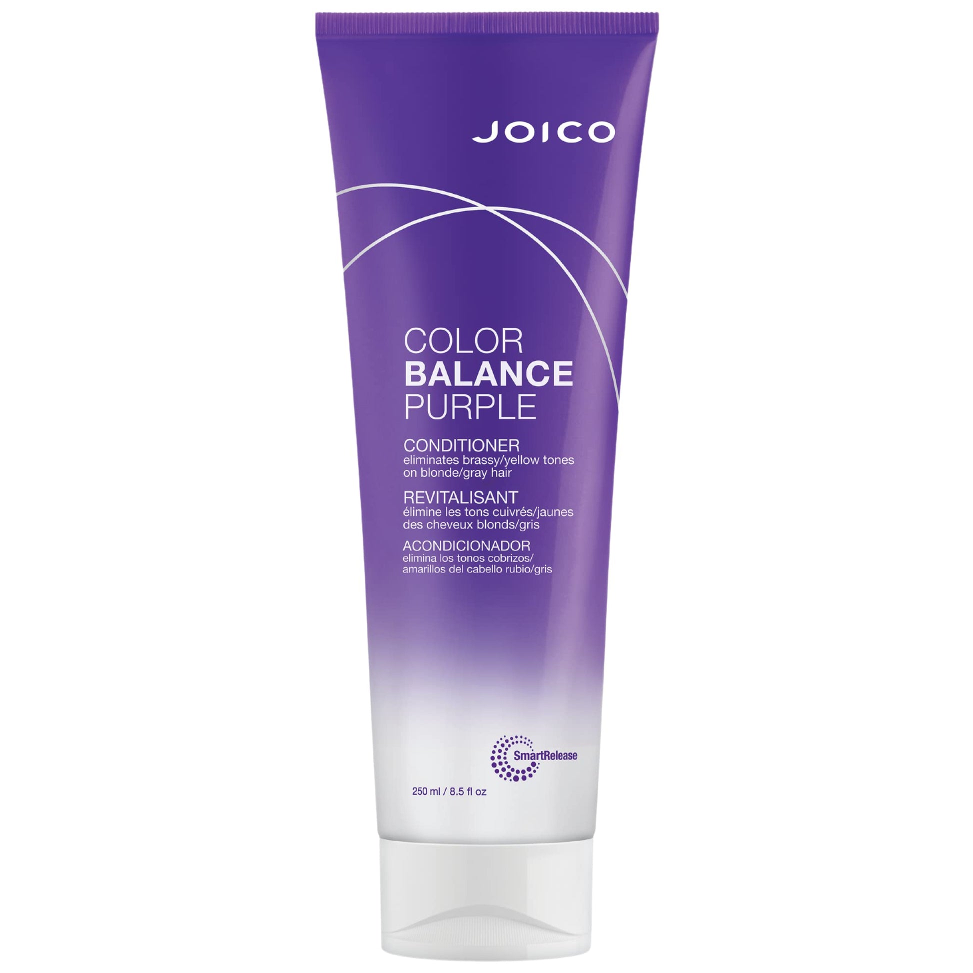 Joico Color Balance Purple Conditioner for Blonde Hair, Protection for Colour Treated Hair, Shields Damaged Hair, with Keratin and Green Tea Extract Joico