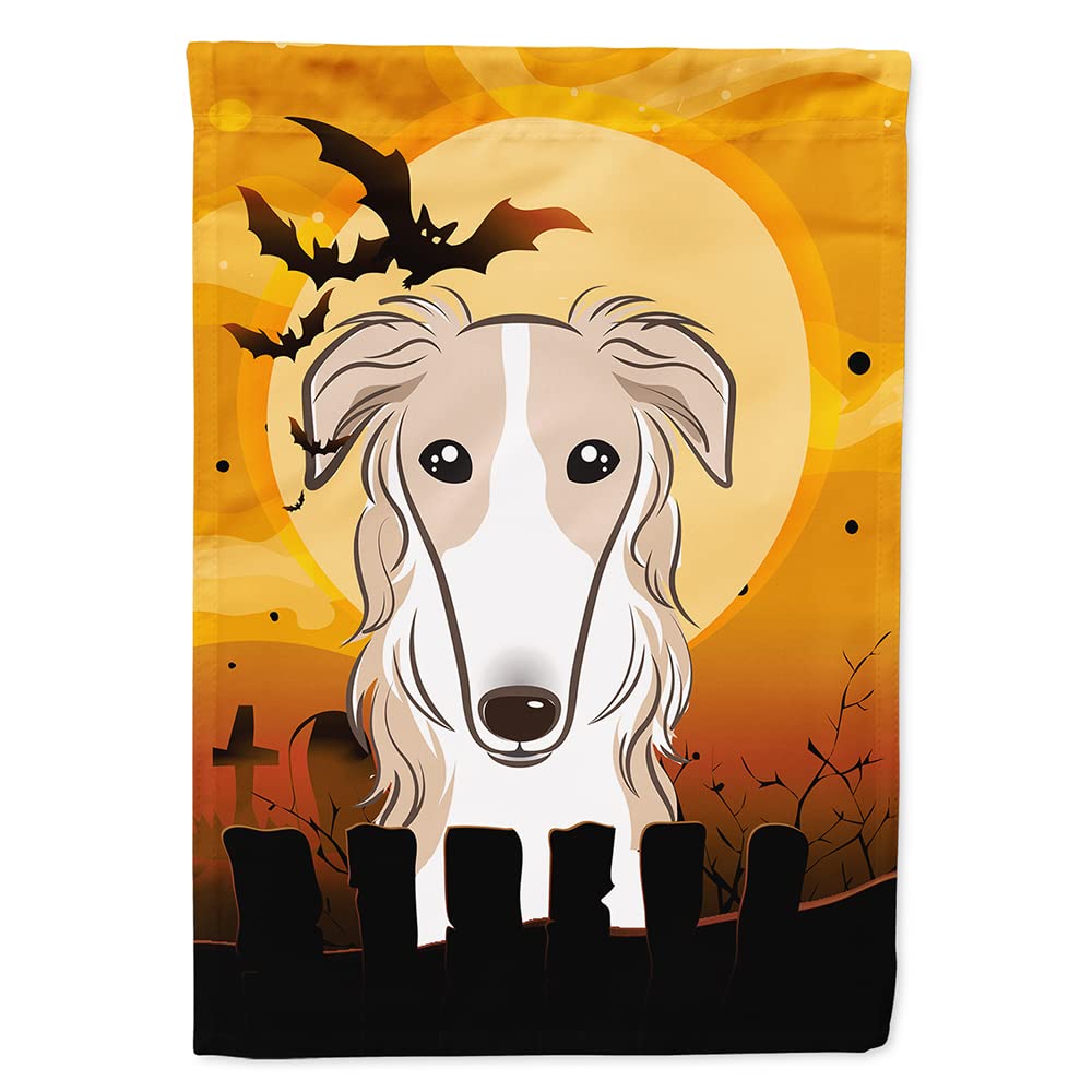 Caroline's Treasures BB1786CHF Halloween Borzoi Canvas House Size Flag, Multicolor, Large