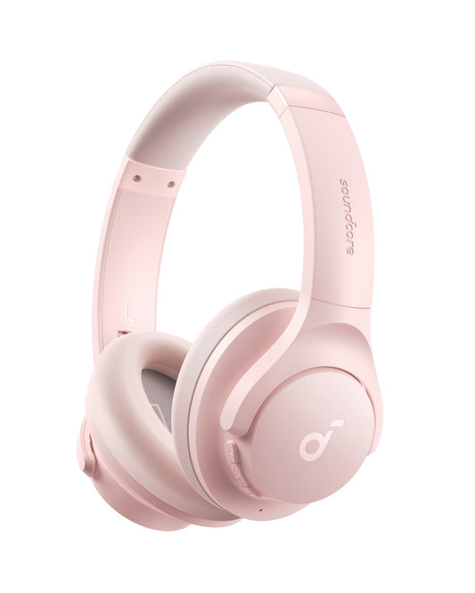 soundcore by Anker Q20i Hybrid Active Noise Cancelling Headphones, Wireless Over-Ear Bluetooth, 40H Long ANC Playtime, Hi-Res Audio, Big Bass, Customize via an App, Transparency Mode, Ideal for Travel