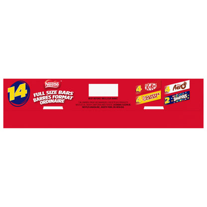 NESTLE Full Size KITKAT, AERO, COFFEE CRISP & SMARTIES, 638 g