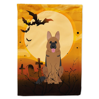 Drapeau de maison en toile Caroline's Treasures BB4333CHF Halloween Berger Allemand, Grand, Multicolore