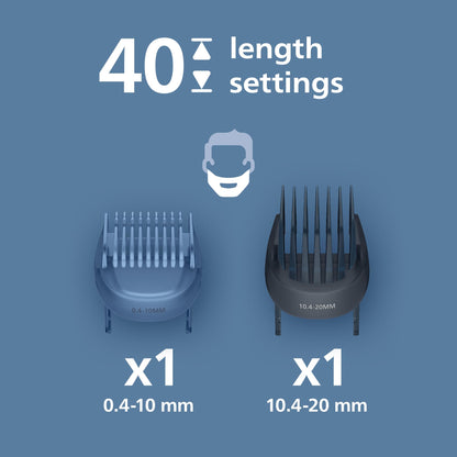 Philips 7000 Series Beard Trimmer, Metallic