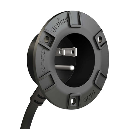 NOCO GCP1 15 Amp AC Port Plug, 125 Volt Power Inlet Socket, and Waterproof Electrical Outlet Receptacle Box with 16-Inch Integrated Outdoor Extension Cord NOCO