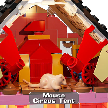 Voxifyx 1349PCS Pink Palace Building Set, Halloween Haunted House Blocks Toy, with Lights Christmas for Teens Girls 12+ ，Halloween House Kit for Kids Adults 🍁 All In One Marketplace Canada