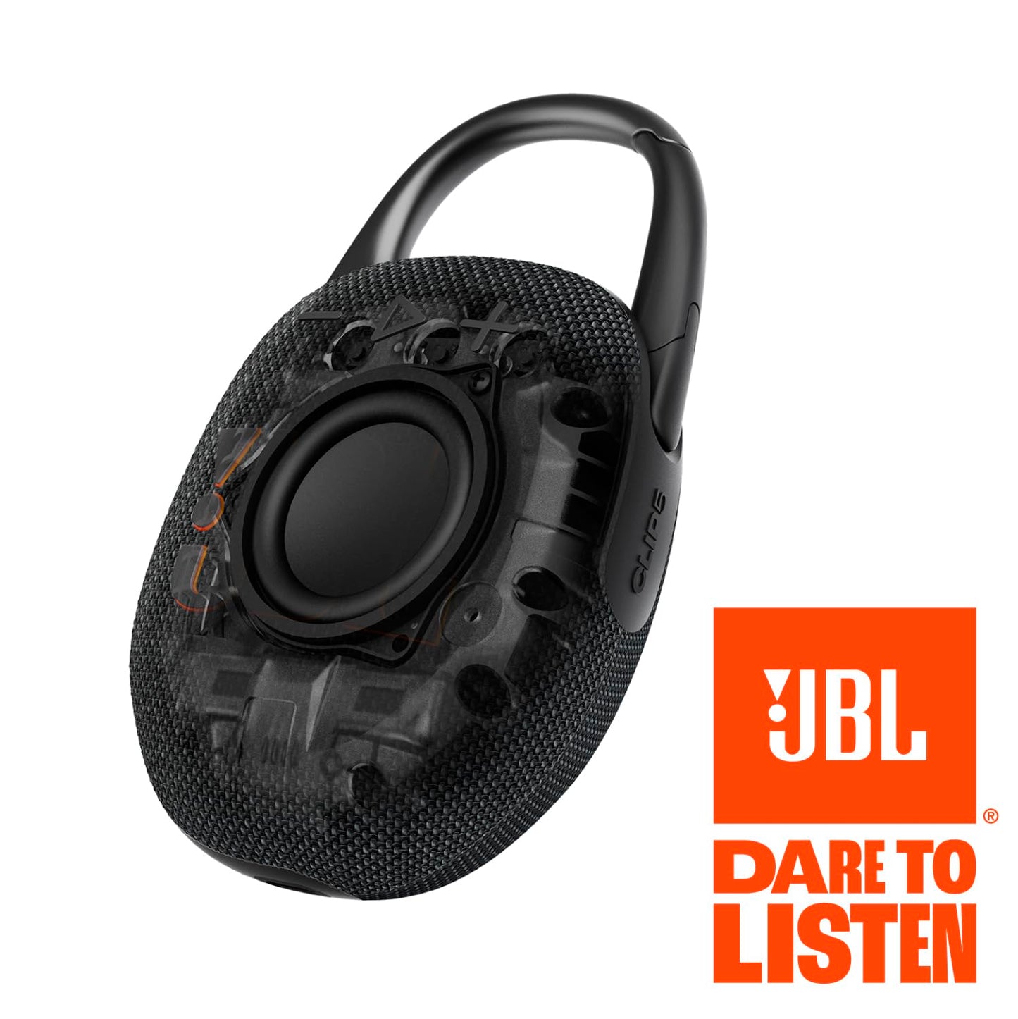 JBL Clip 5 - Ultra-Portable, Waterproof and Dustproof Bluetooth Speaker, Integrated Carabiner, Up to 12 Hours of Play, Made in Part with Recycled Materials (Red)