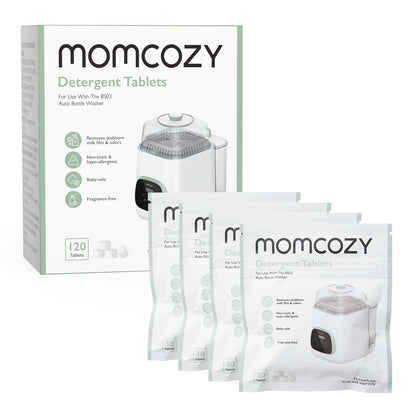 Momcozy Official Washing Block, 120 Tablets for KleanPal Pro Baby Bottle Washer – Effective Cleaning & Odor Removal