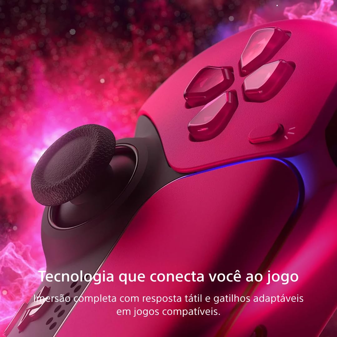 DualSense Wireless Controller – Cosmic Red - For PS5, PC, MAC & Mobile