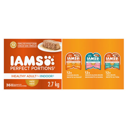 IAMS PERFECT PORTIONS Adult Wet Cat Food, Variety Pack, 75g (36 pack)
