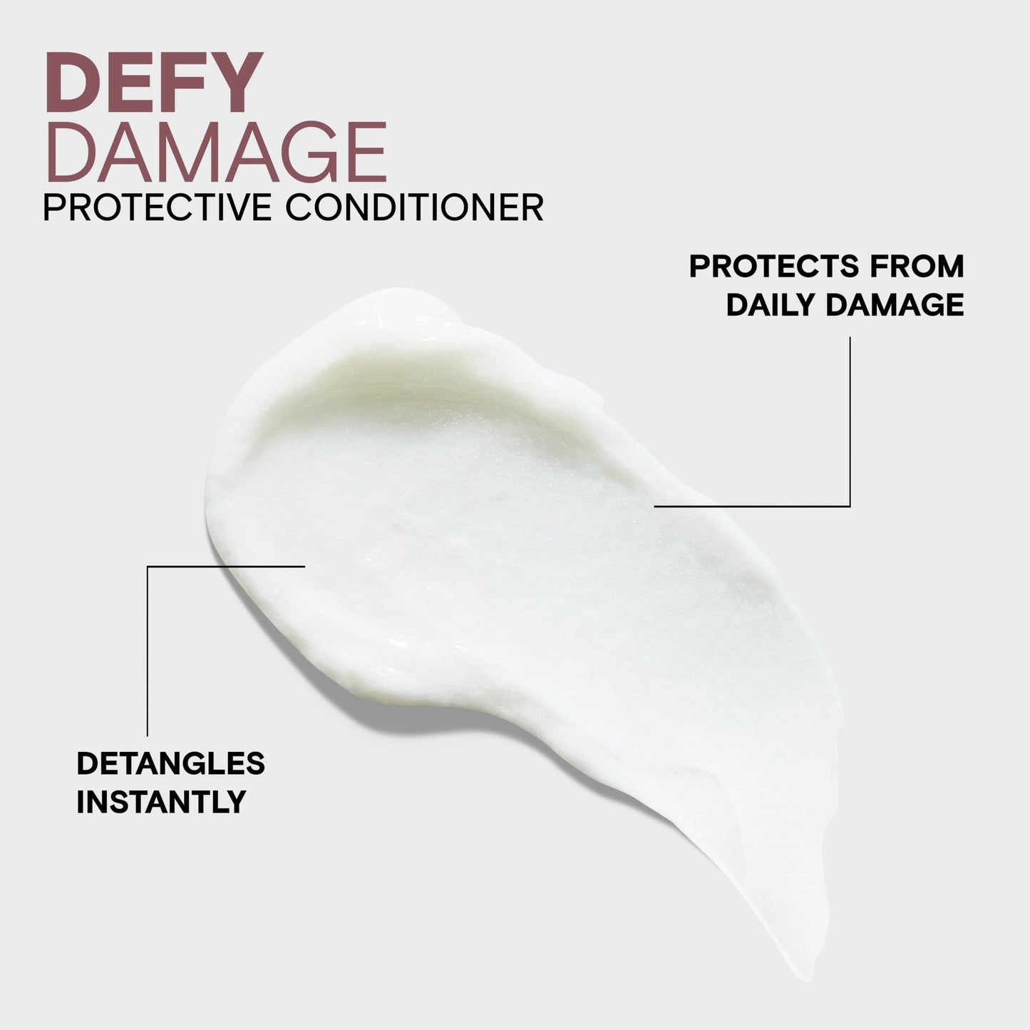 Joico Defy Damage Protective Conditioner | Bond Repair & Hair Treatment for Dry Damaged Hair | Strengthen & Rebuild Bonds | Heat Protectant with Moringa Oil, Sulfate-Free, Color Safe, 250mL Joico