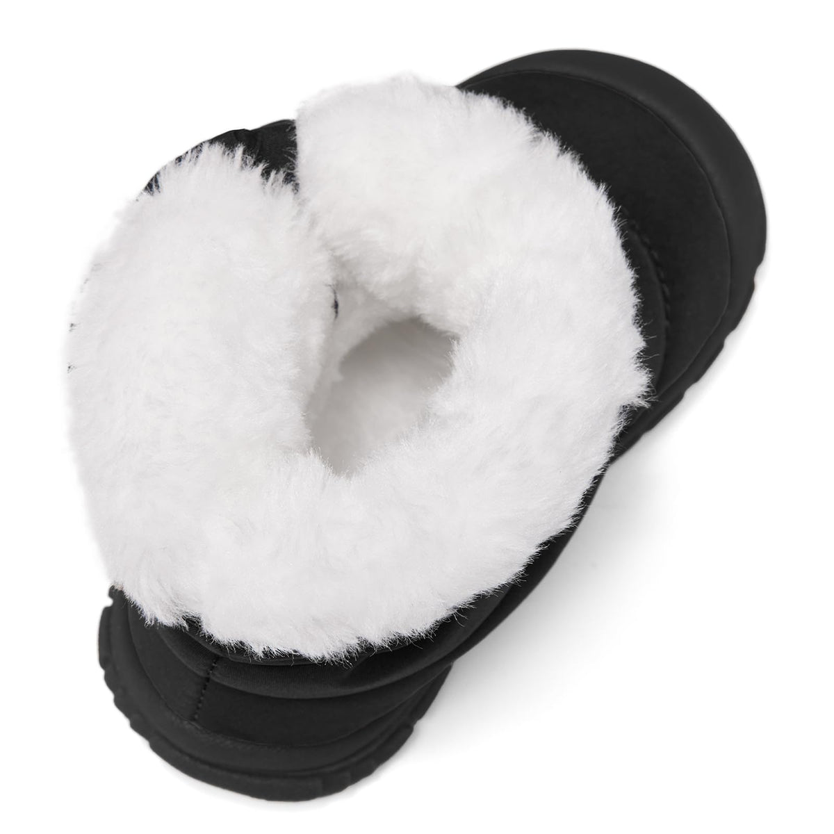 MORENDL Baby Snow Boots Toddler Winter Boots Boy & Girl Walking Shoes Non-Slip Warm Fur Soft Solo Outdoor Booties Black 18-24 Months 🍁 All In One Marketplace Canada