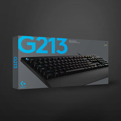 Logitech G213 Prodigy Wired RGB Gaming Keyboard - Black