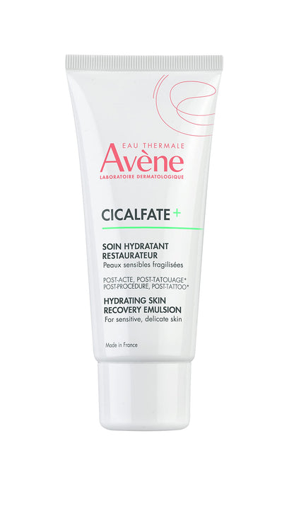 Eau Thermale Avene Cicalfate+ Hydrating Skin Recovery Emulsion, Superficial Dermatological Post-Procedure Skin Restore Emulsion Moisturizer, 40 ml EAU THERMALE AVENE