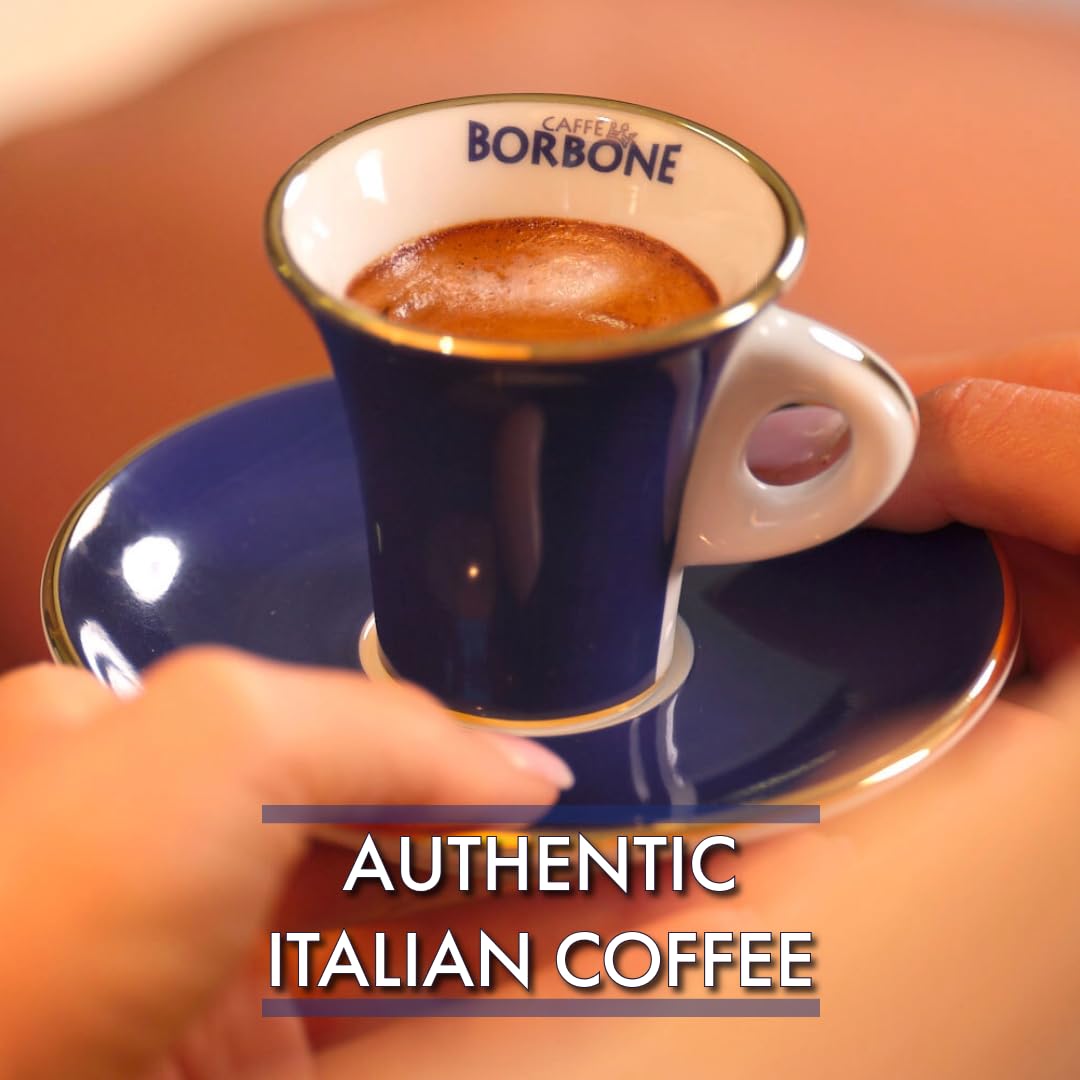 Caffè Borbone Espresso Intenso Whole Bean Coffee – Premium Italian Robusta Blend, Medium Roast, 2.2 lb