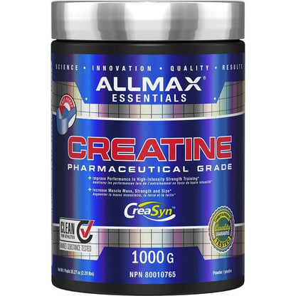 ALLMAX Nutrition - Creatine Powder - 100% Pure Micronized Creatine Monohydrate - Pharmaceutical Grade Creatine, 1000 gram, 1000-Gram