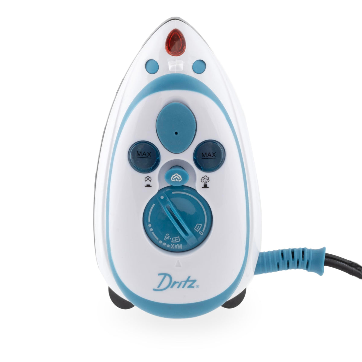 Dritz Mighty Travel Steam Iron: Mini Iron for Quilting, Crafts & Sewing, Compact Portable Travel Steamer for Home & On-The-Go Use