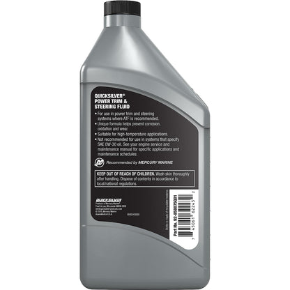Quicksilver 858075Q01 Power Trim and Steering Fluid, 32 Oz. Bottle 🍁 All In One Marketplace Canada