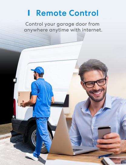 meross Smart Garage Door Sensor, Apple HomeKit Supported meross