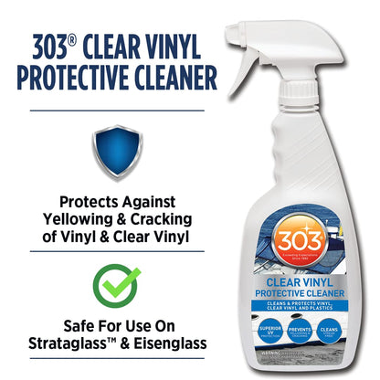 303 30215 Clear Vinyl Protective Cleaner - 32 fl. oz. 303