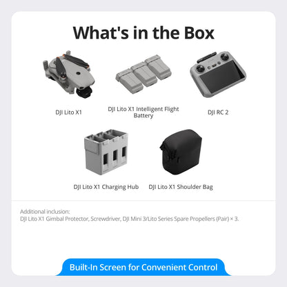DJI Lito X1 Fly More Combo (DJI RC 2), Updated Version of Mini 3 🍁 All In One Marketplace Canada