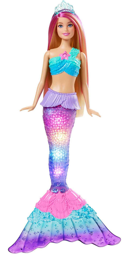 Poupée sirène Barbie Dreamtopia aux mèches roses