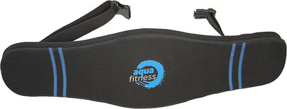 New Aqua Water Fitness Deluxe Flotation Belt – Adult Aquatic Swim Belt for Water Aerobics and Other Pool Exercise – Black/Blue Aqua LEISURE