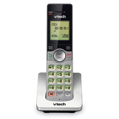 VTech DECT 6.0 Three Handset Cordless Phone with CID, Backlit Keypads and Screens, Full Duplex Handset Speakerphones, Call Block, (Not Answering Machine Version) Silver/Black 🍁 All In One Marketplace Canada
