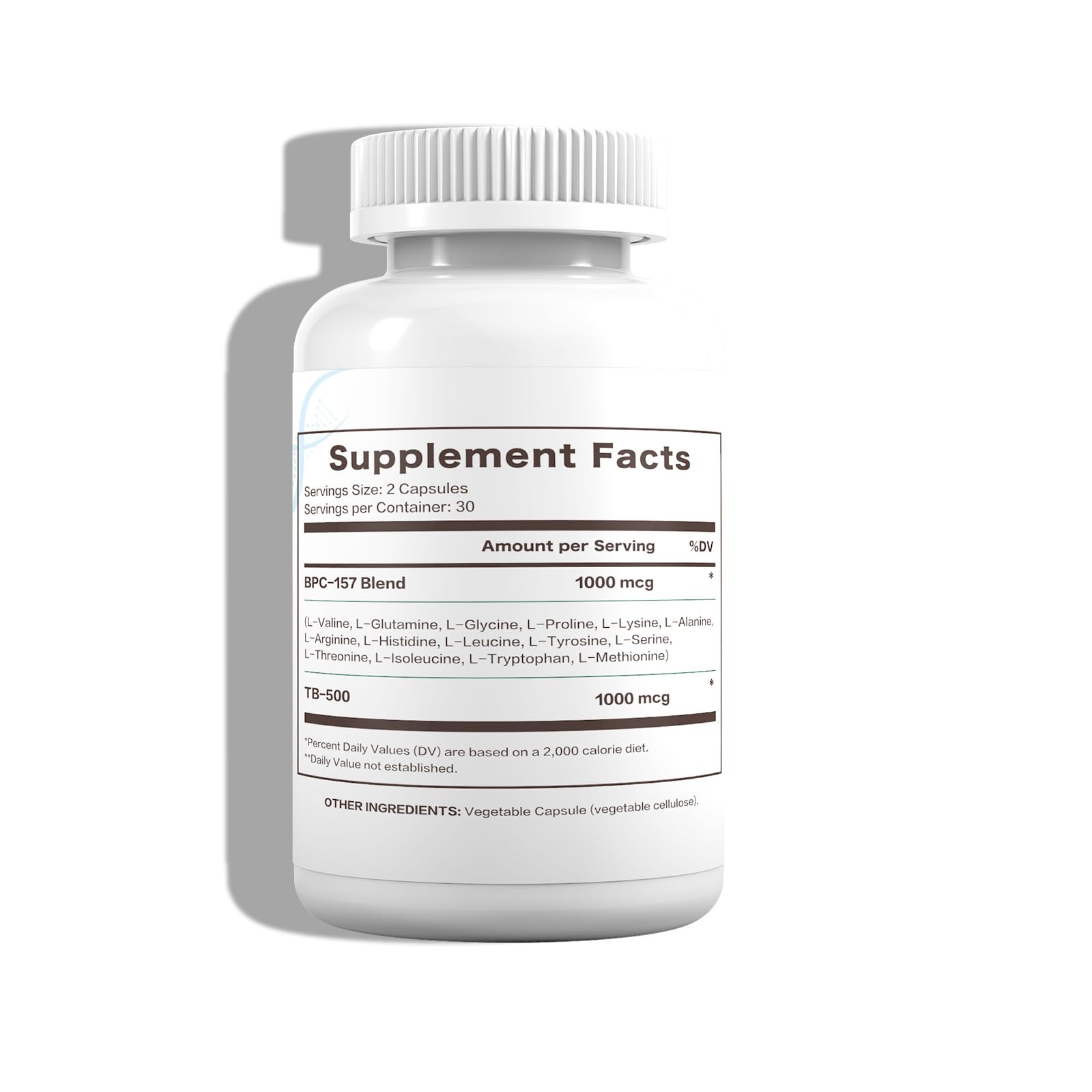 BPC-157 and TB 500 Capsules, supports muscle growth, tissue repair, strength,BPC-157 and TB 500for Muscle and Workout Recovery, 60-Capsule Bottle - Available at All In One Marketplace Canada
