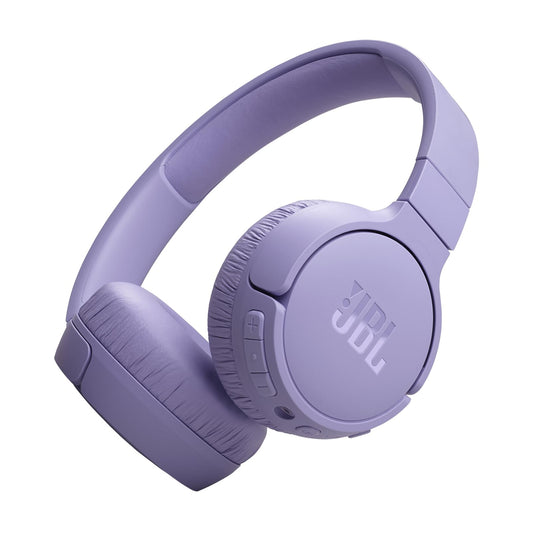 JBL Tune 670NC - Adaptive Noise Cancelling with Smart Ambient Wireless On-Ear Headphones, Up to 70H Battery Life with Speed Charge, Lightweight, Comfortable and Foldable Design (Purple) 🍁 All In One Marketplace Canada