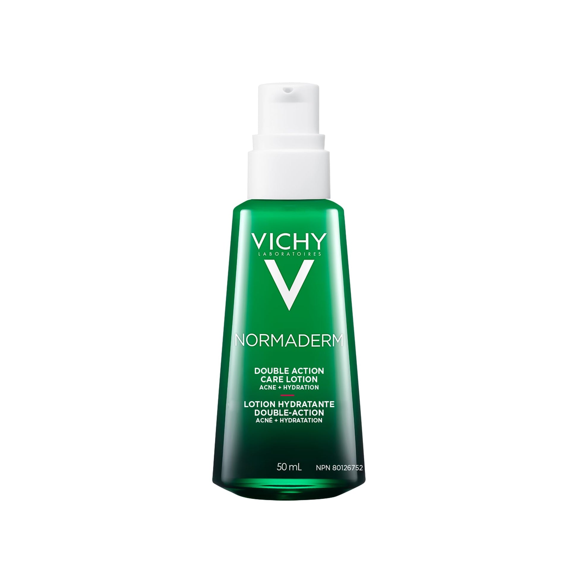 Vichy Face Cream for Acne-Prone Skin, Normaderm Double-Action Anti-Acne Face Moisturizer with Salicylic Acid, Oil-Free, Non-Comedogenic, Hypoallergenic, & Paraben-Free, 50mL VICHY