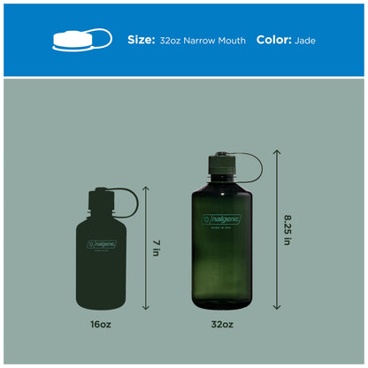Nalgene 32 oz Narrow Mouth Water Bottle, Jade 🍁 All In One Marketplace Canada