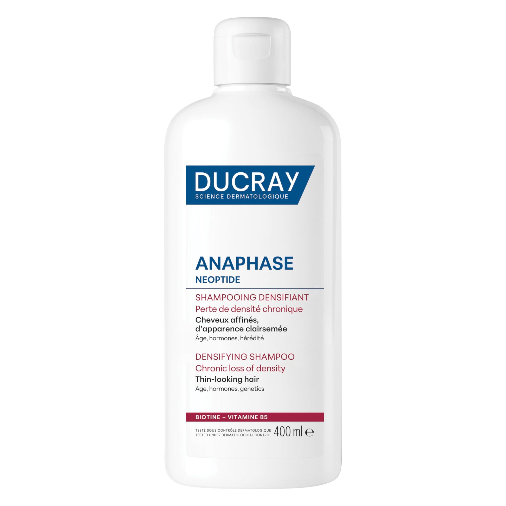 Ducray Anaphase+ hair loss & density shampoo for thinning hair, 400ml Ducray
