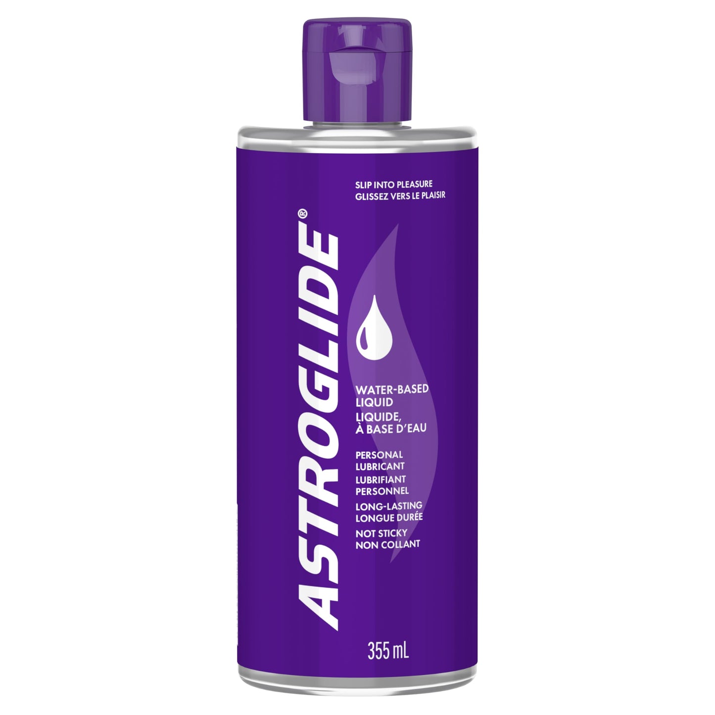 Astroglide Water Based Lube (355 mL) | Liquid Personal Lubricant, for Men, Women and Couples | Value Size - Available at All In One Marketplace Canada