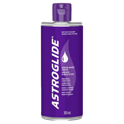Astroglide Water Based Lube (355 mL) | Liquid Personal Lubricant, for Men, Women and Couples | Value Size - Available at All In One Marketplace Canada