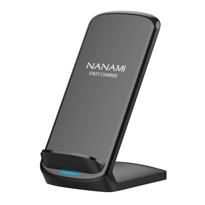 NANAMI Upgraded 15W Fast Wireless Charger, Wireless Charging Stand Compatible with iPhone 17/16/15/14 Pro Max/13/12/11/XR/XS Max/X/8+, Phone Charger for Samsung Galaxy S26/S25/S24/S23/S22/S21/S20/S10 - Available at All In One Marketplace Canada