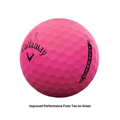 Callaway Golf Supersoft Golf Balls (2023, Pink)