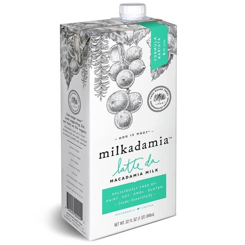 Milkadamia Latte Da Barista Macadamia Milk 32oz (Pack of 4)
