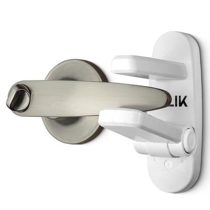 Jolik Improved Childproof Door Lever Lock(2 Pack)& Handles Premium Bonding Adhesive - door handle child proof