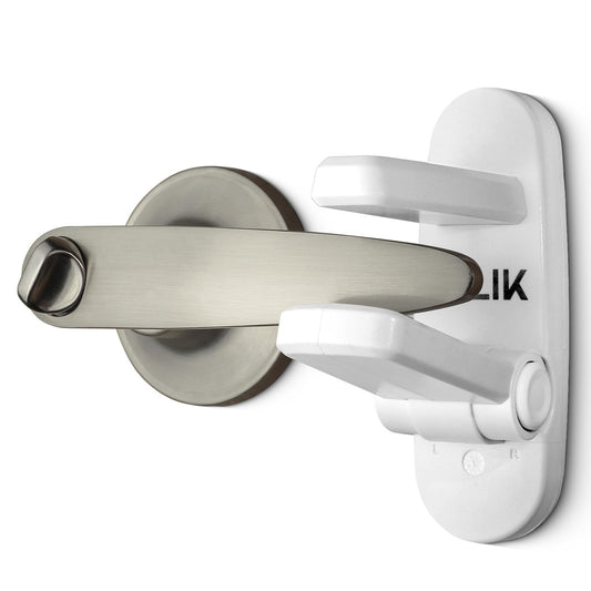 Jolik Improved Childproof Door Lever Lock(2 Pack)& Handles Premium Bonding Adhesive - door handle child proof