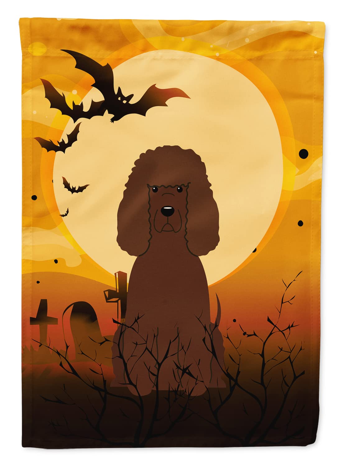 Drapeau Caroline's Treasures BB4329CHF Épagneul d'eau irlandais pour Halloween, toile, taille maison, grand, multicolore