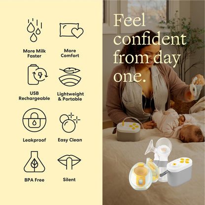 Medela NEW Pump In Style Pro+ Pump Your Way Breast Pump Bundle, Wearable and Traditional Pumping, Clinically Proven Hospital-efficiency, Double Electric Pump