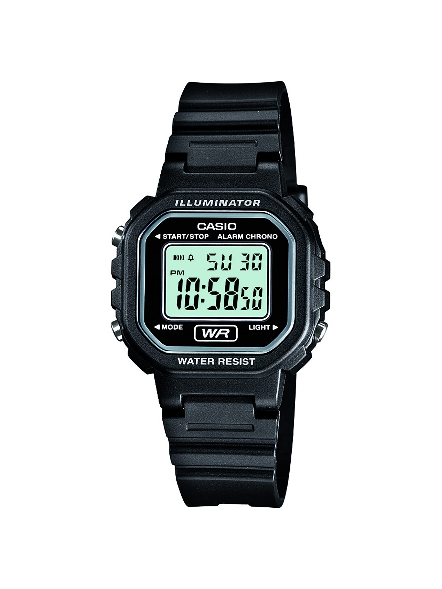 Casio Women's LA20WH-1ACF Classic Digital Black Resin Watch Casio