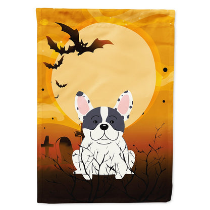Drapeau de maison en toile Caroline's Treasures BB4277CHF motif bouledogue français pie Halloween, grand, multicolore