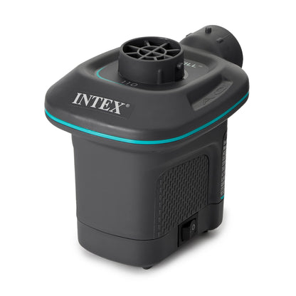 Intex Quick-Fill Ac Electric Air Pump, 110-120V, Max. Air Flow 21.2Cfm, Black Intex