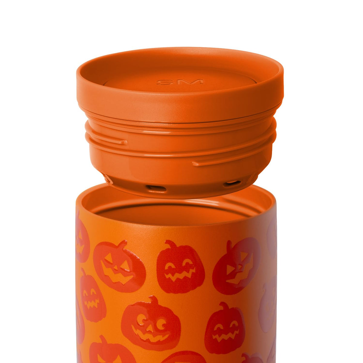Tasse de voyage Halloween Simple Modern avec couvercle à 360° | 475 ml | Blanc