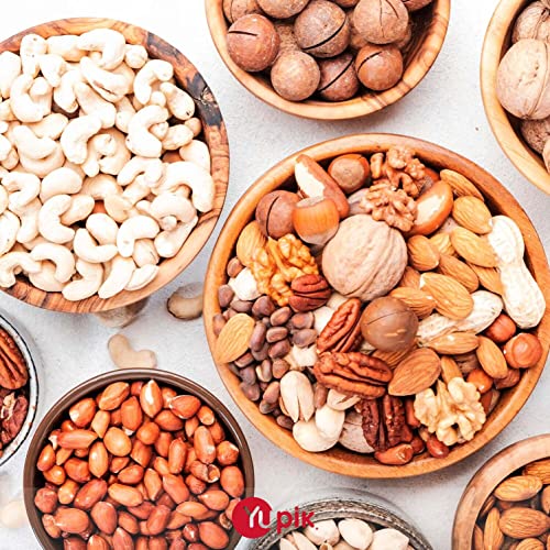 Yupik Deluxe Roasted Unsalted Nut Mix – 1kg Blend of Brazil Nuts, Almonds, Cashews, Hazelnuts & Pecans