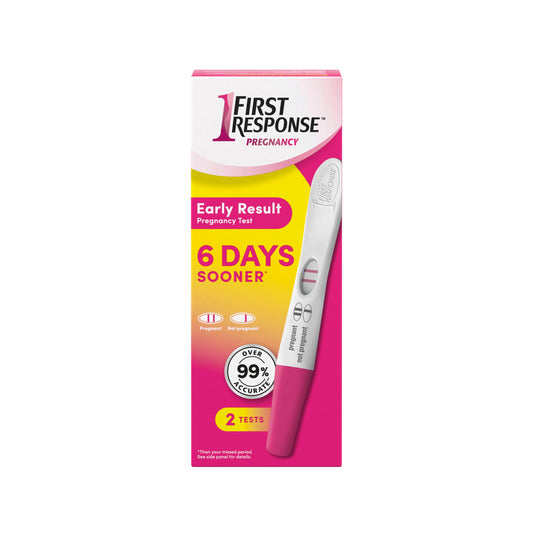 First Response Early Result - Pregnancy Test Kit - Detect Pregnancy 6 Days Sooner Than Your Missed Period - Over 99% Accurate - Analog (2 Count)